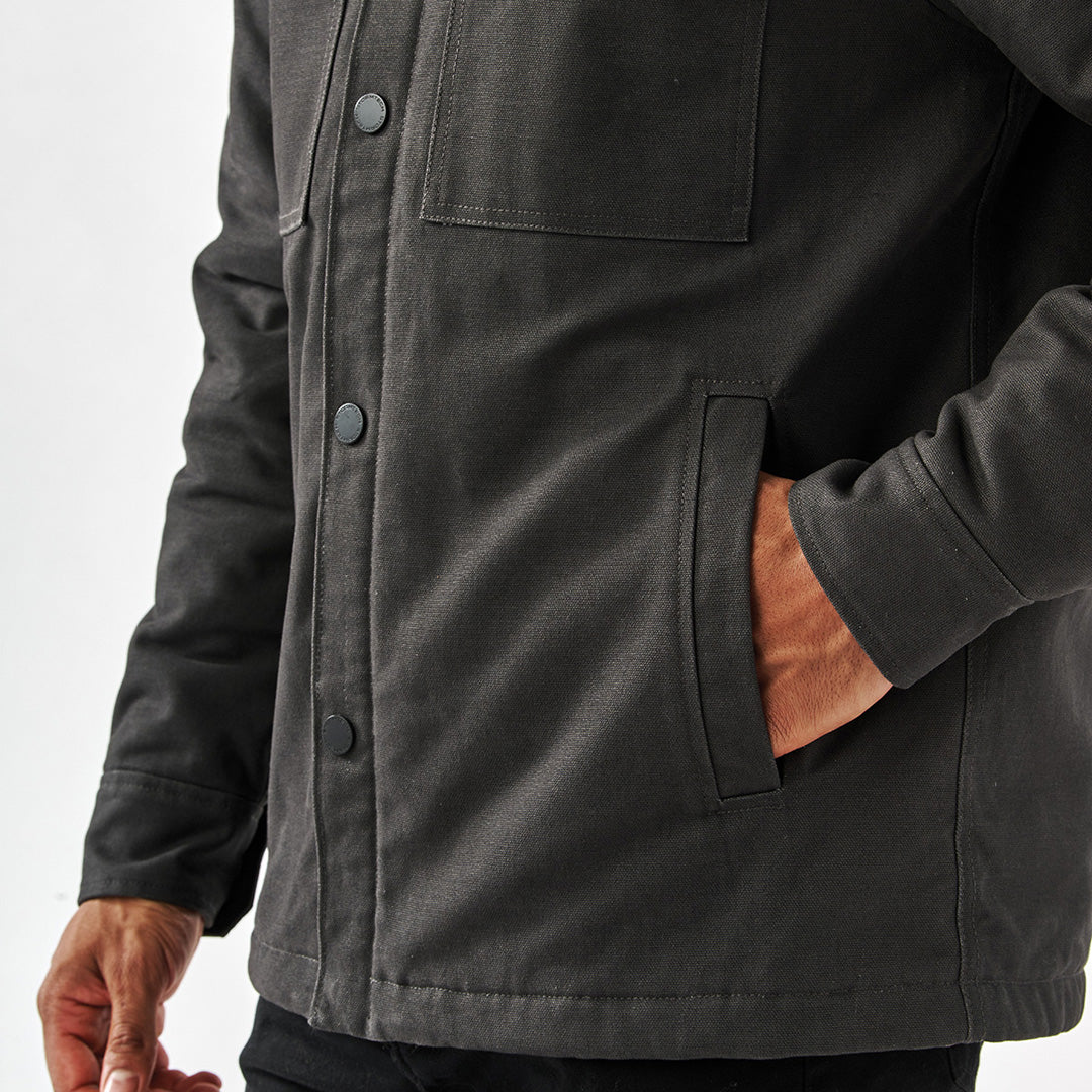 Stormtech The Oxide Sherpa Lined Canvas Jacket | Mens Coats & Jackets