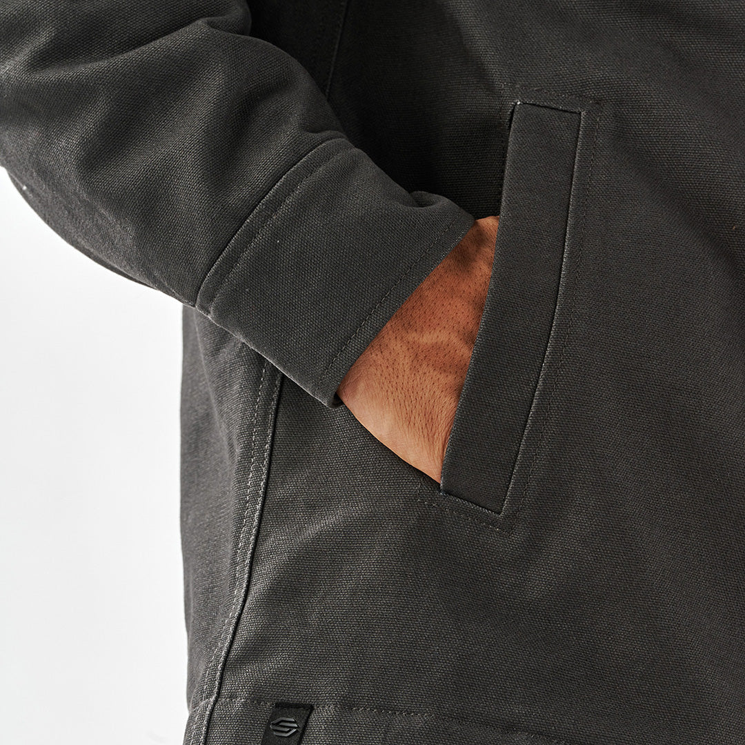 Stormtech The Oxide Sherpa Lined Canvas Jacket | Mens Coats & Jackets