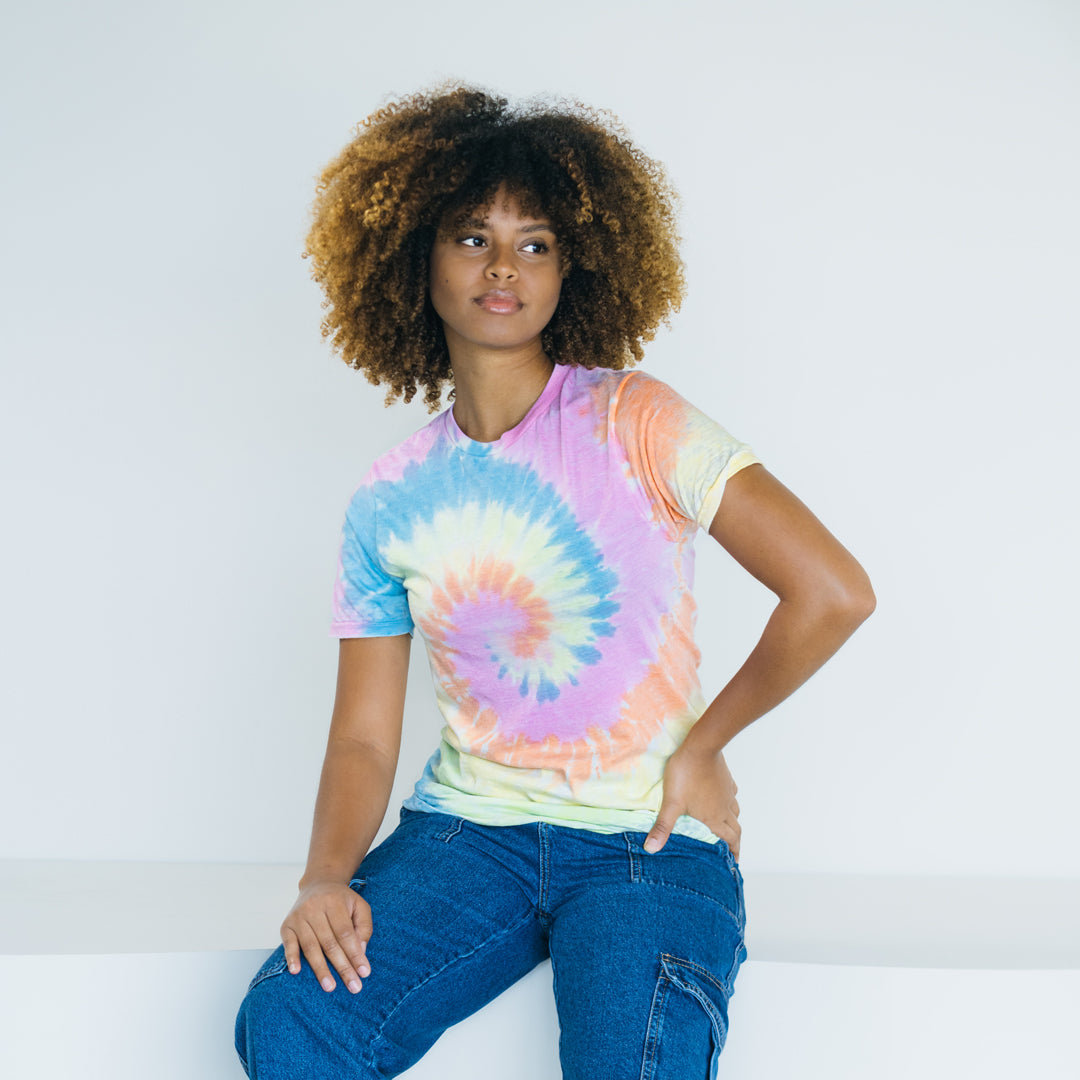 Colortone The Spiral Tie Dye Tee | Adults Eternity Shirts & Tops