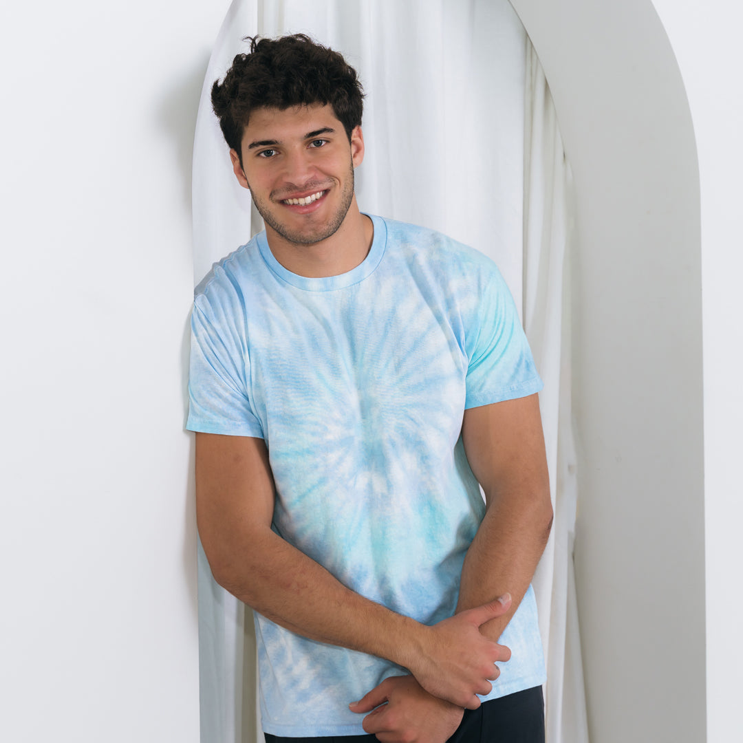 Colortone The Spiral Tie Dye Tee | Adults Lagoon Shirts & Tops