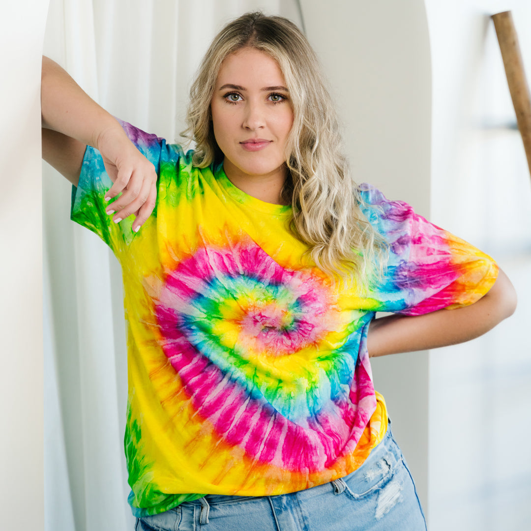 Colortone The Spiral Tie Dye Tee | Adults Shirts & Tops