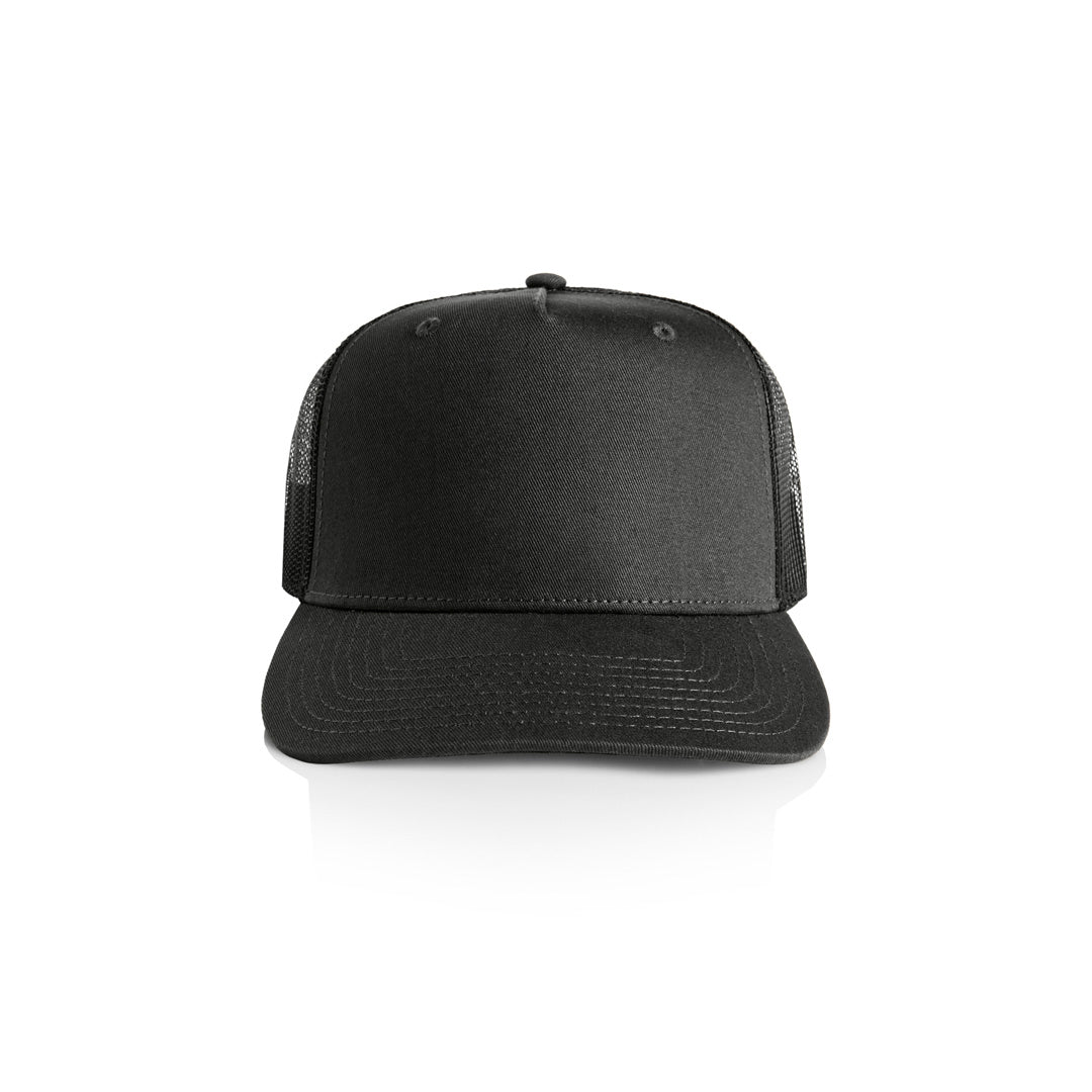 AS Colour The Stock Contrast Trucker Cap Coal/Black Headwear