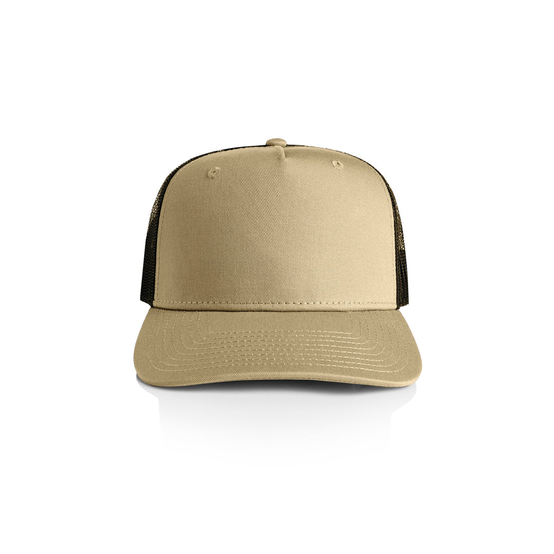 AS Colour The Stock Contrast Trucker Cap Khaki/Black Headwear