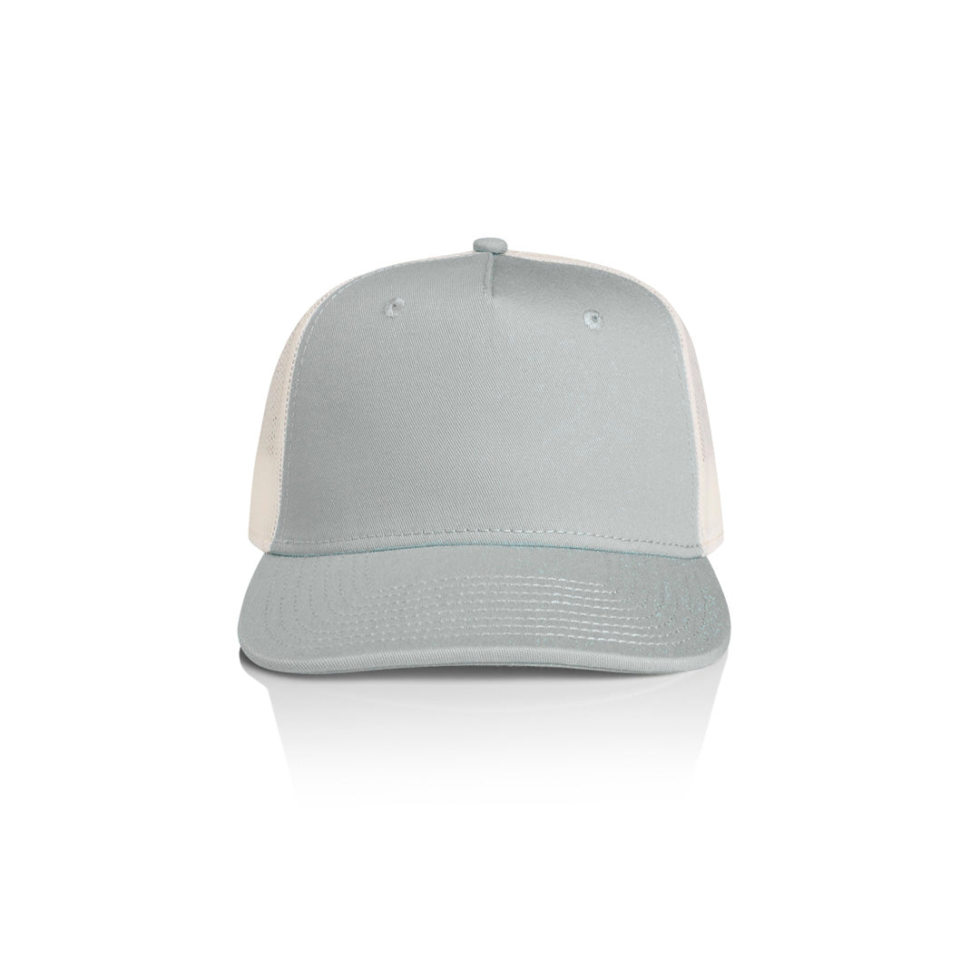 AS Colour The Stock Contrast Trucker Cap Smoke/Ecru Headwear