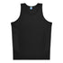 Aussie Pacific The Tasman Singlet | Mens Black Shirts & Tops