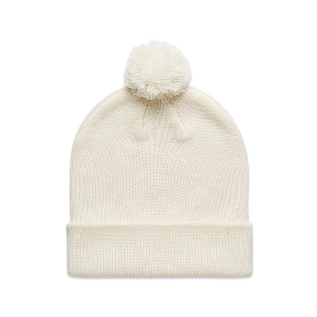 AS Colour The Pom Pom Beanie Ecru Hats