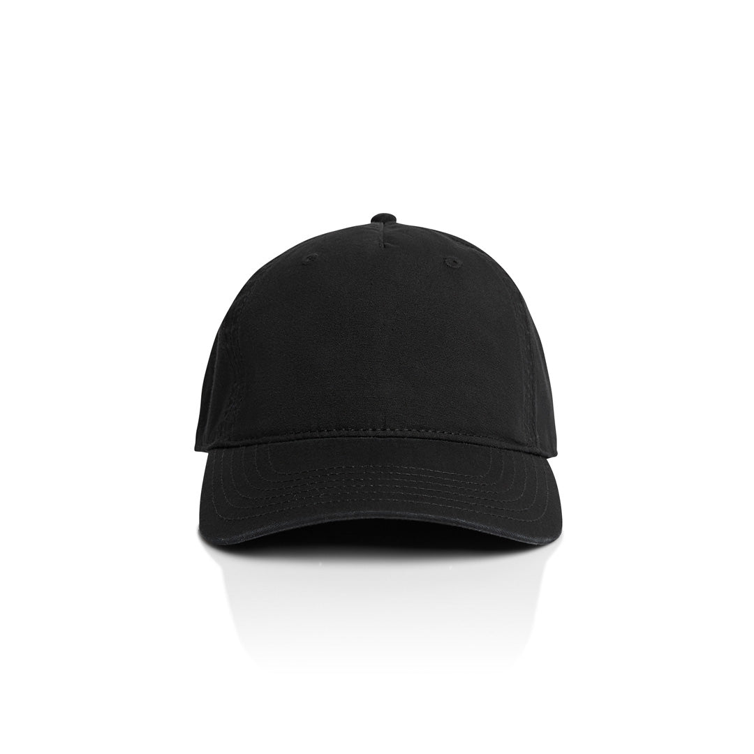 AS Colour The Access 5 Panel Cap Black Headwear