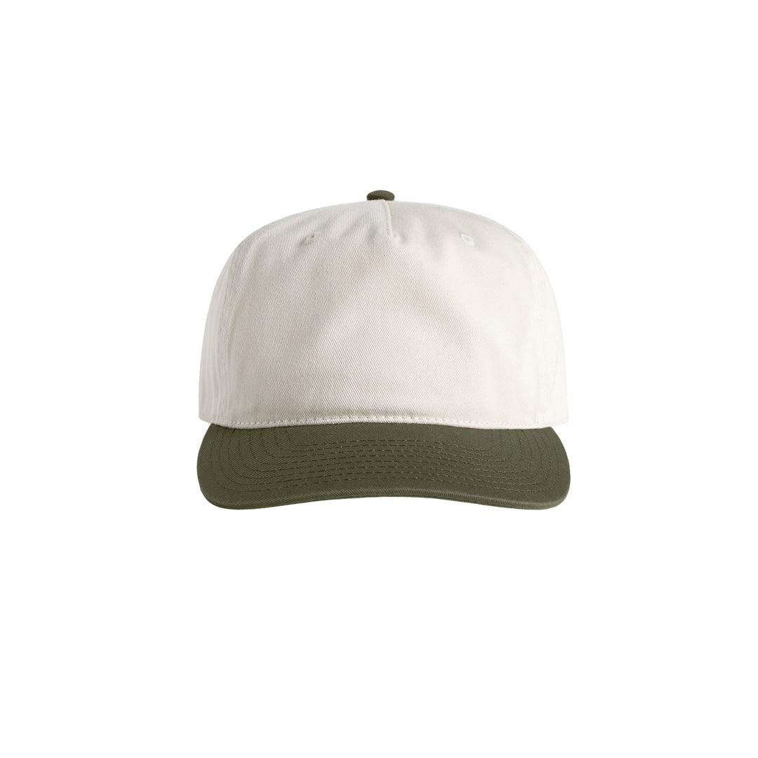 AS Colour The Class Two Tone Cap Natural/Army Headwear