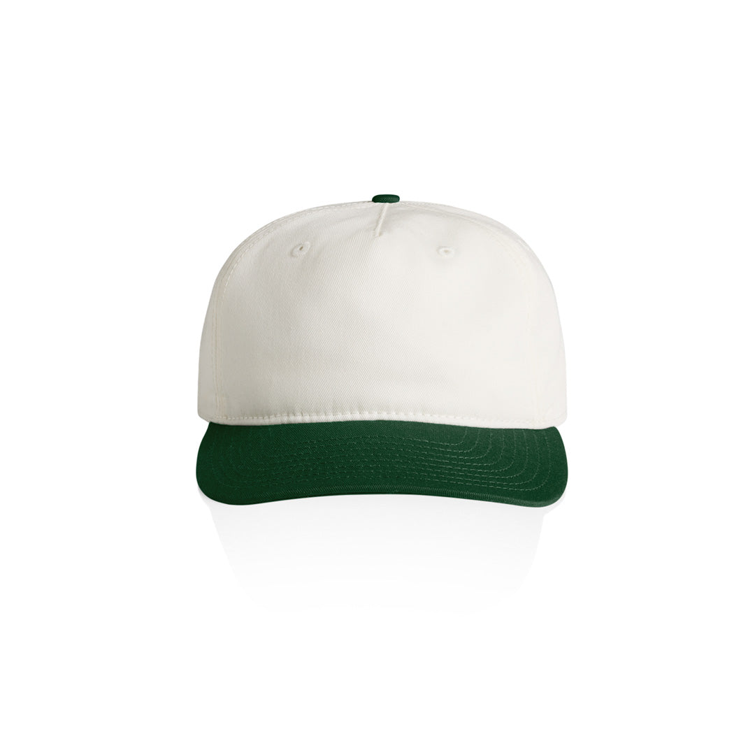 AS Colour The Class Two Tone Cap Natural/Forest Headwear