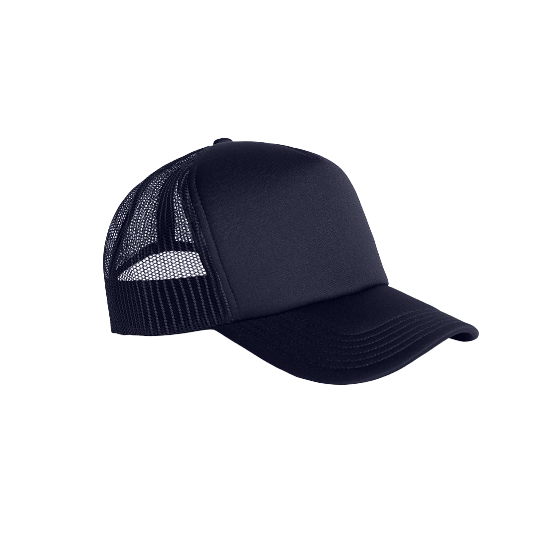 AS Colour The Frame Foam Trucker Cap | Adults Navy Headwear