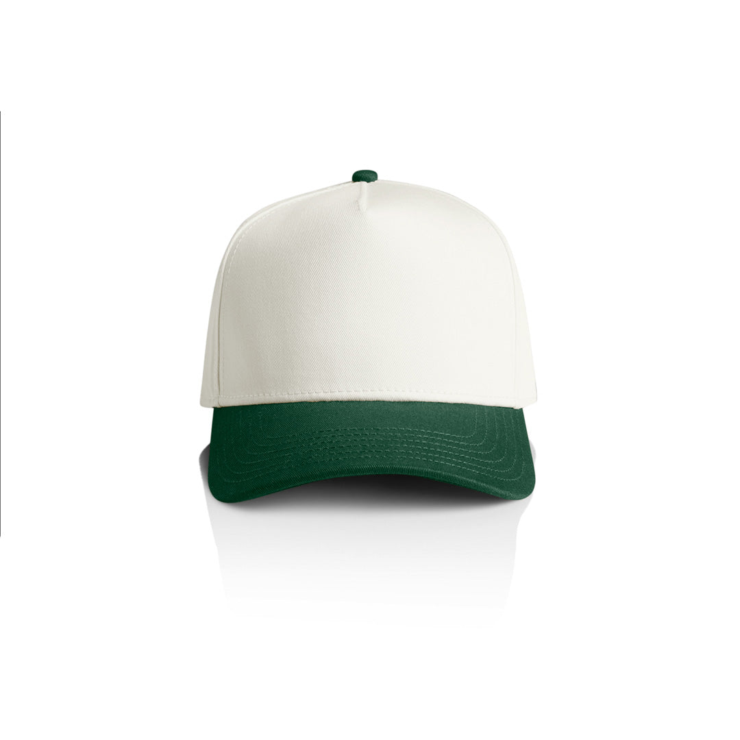 AS Colour The Frame Two Tone Cap Natural/Forest Headwear