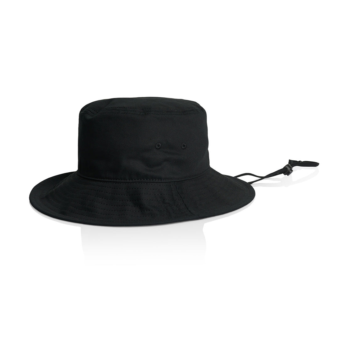 AS Colour The Wide Brim Bucket Hat Black Headwear