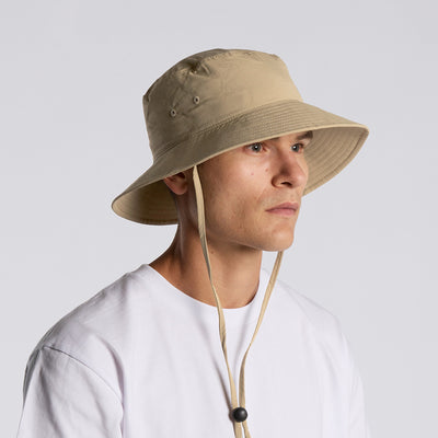 AS Colour The Nylon Wide Brim Bucket Hat Headwear