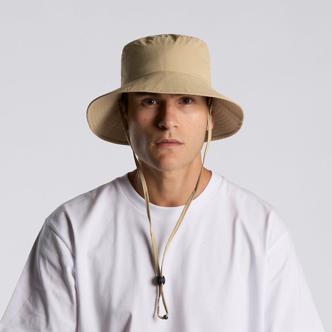 AS Colour The Nylon Wide Brim Bucket Hat Headwear