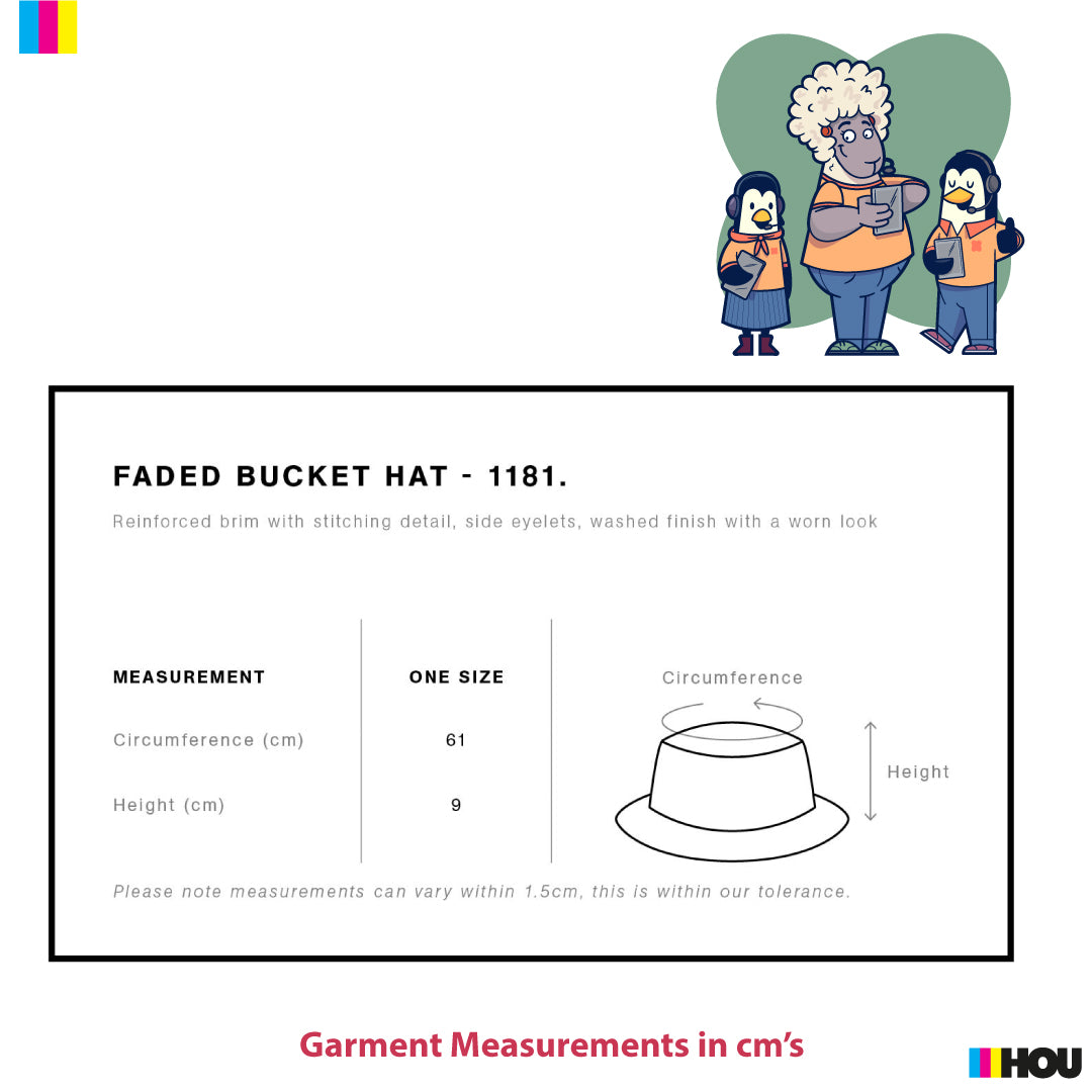 AS Colour The Faded Bucket Hat Headwear