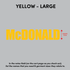 House of Uniforms Player Names Yellow Branding
