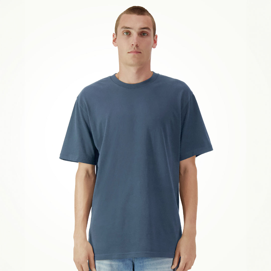 American Apparel The Classic Heavy Tee | Garment Dyed | Adults Navy Shirts & Tops