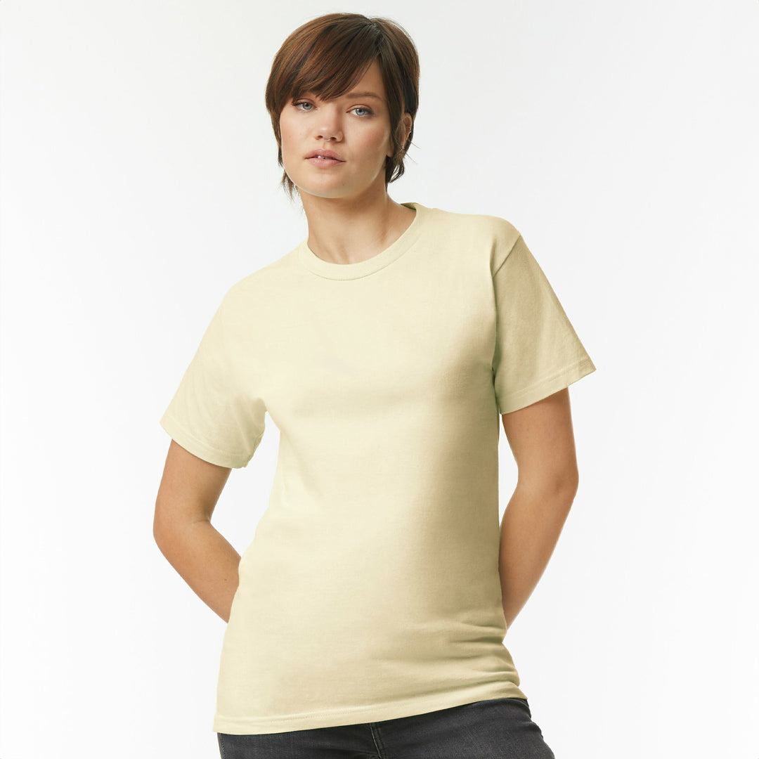 American Apparel The Classic Heavy Tee | Adults Cream Shirts & Tops