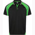 Aussie Pacific The Panorama Polo | Mens | Short Sleeve Black/Kawa Green/White Shirts & Tops