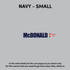 House of Uniforms Player Names Navy Branding