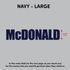 House of Uniforms Player Names Navy Branding