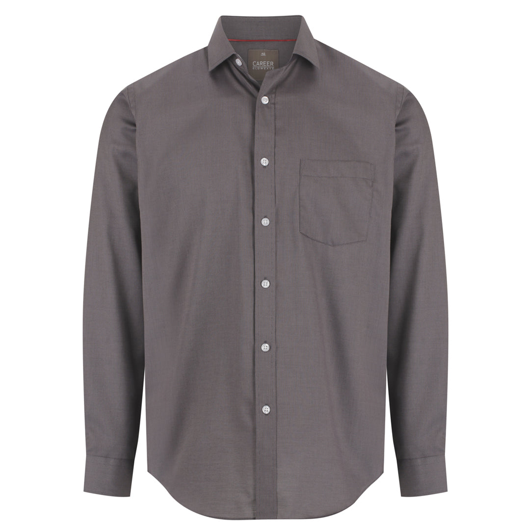 Gloweave The Balmoral Oxford Shirt | Mens Charcoal Shirts & Tops