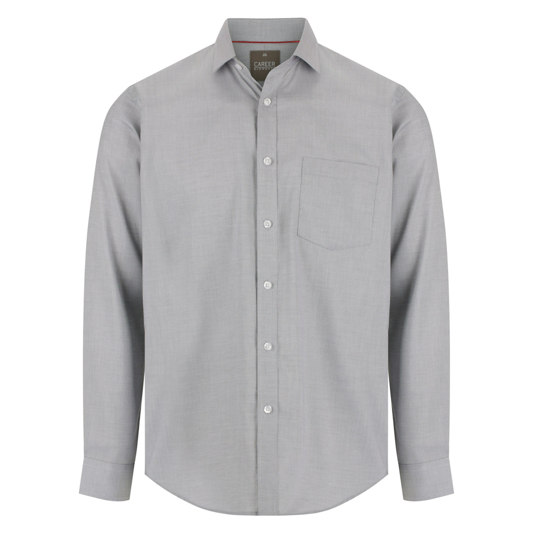 Gloweave The Balmoral Oxford Shirt | Mens Grey Shirts & Tops