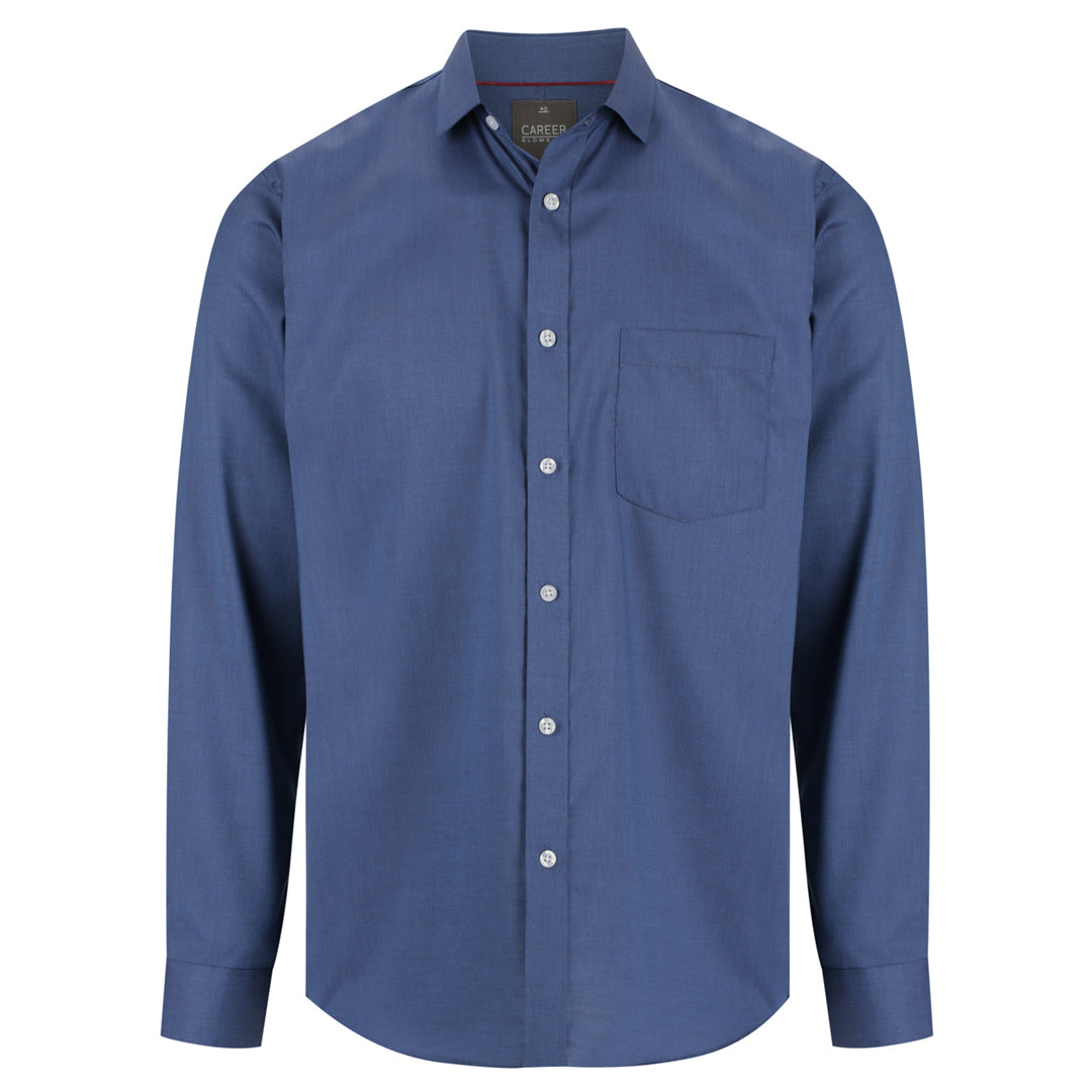 Gloweave The Balmoral Oxford Shirt | Mens Navy Shirts & Tops