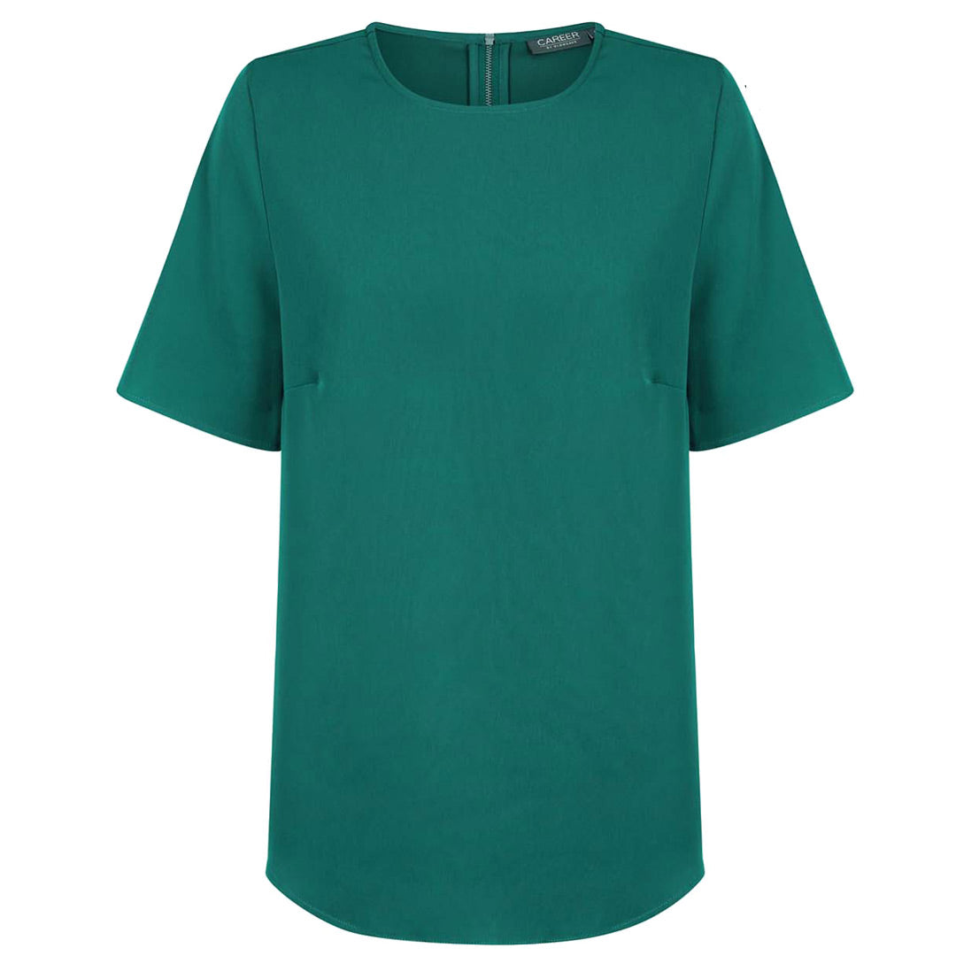 Gloweave The Taylor Top | Ladies | Short Sleeve Emerald Mid Shirts & Tops