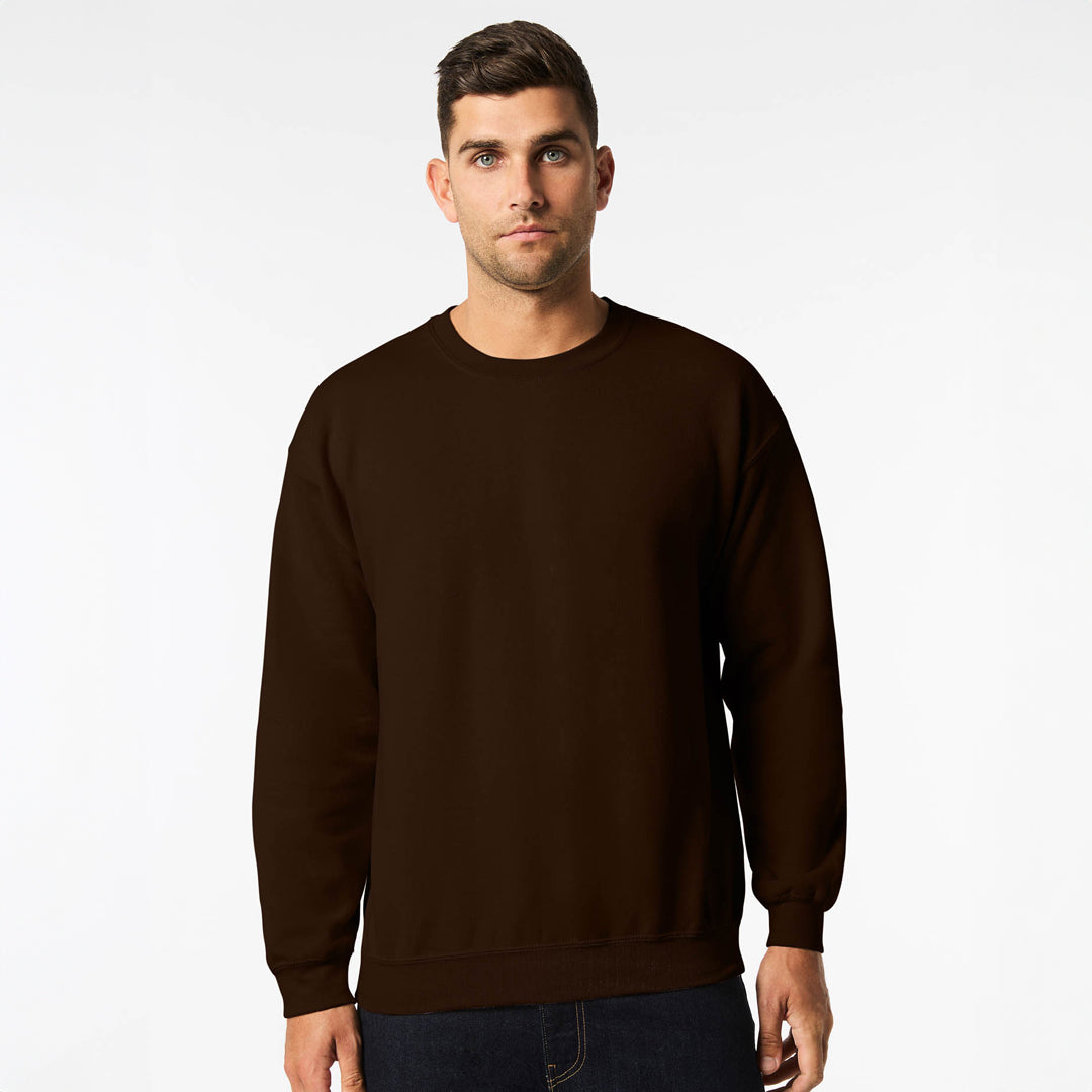 Gildan The Heavy Blend Crewneck Sweatshirt | Adults Chocolate Shirts & Tops