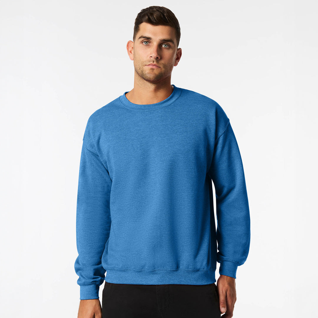 Gildan The Heavy Blend Crewneck Sweatshirt | Adults Heather Royal Shirts & Tops