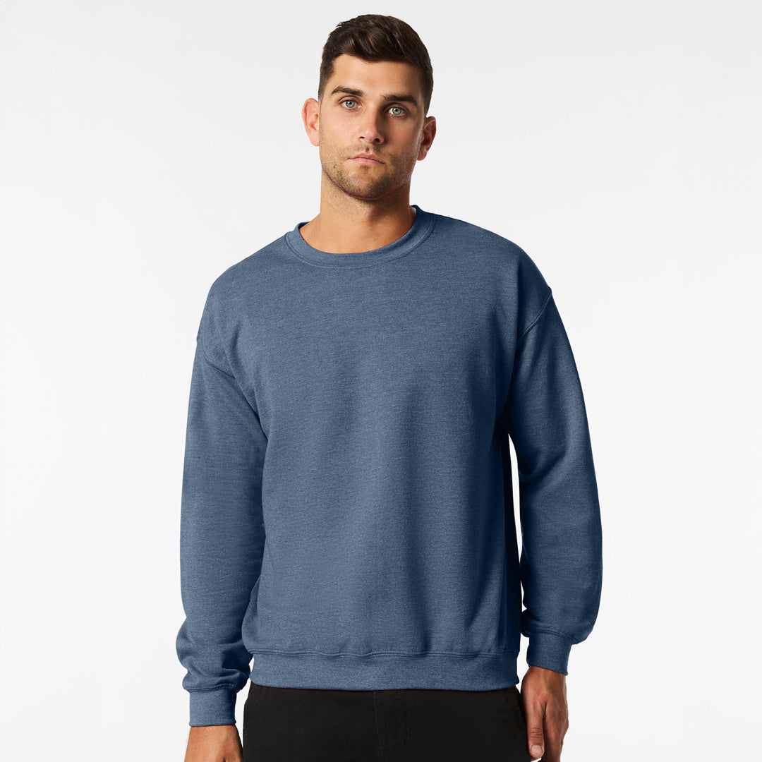 Gildan The Heavy Blend Crewneck Sweatshirt | Adults Heather Dark Navy Shirts & Tops