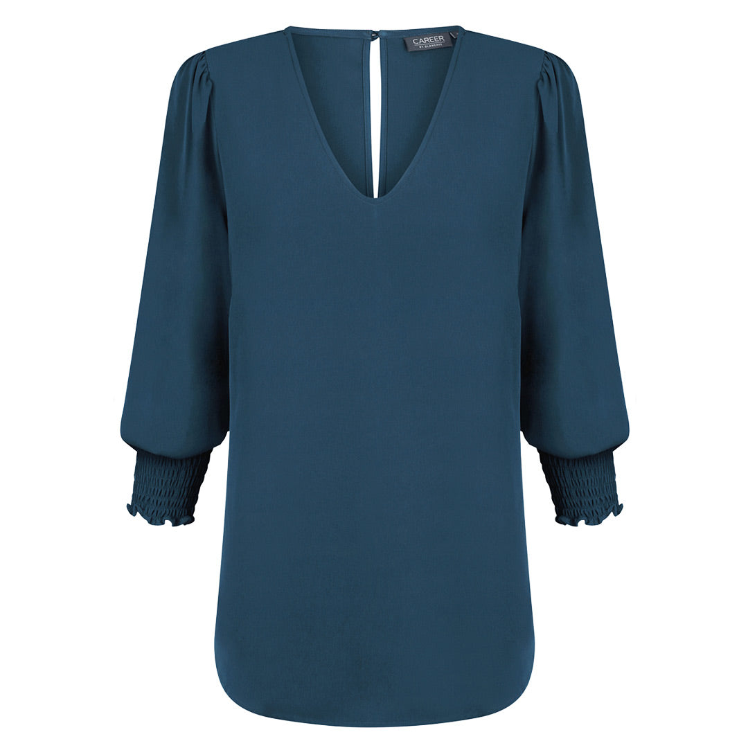 Gloweave The Cleo V Neck Top | Ladies Shirts & Tops