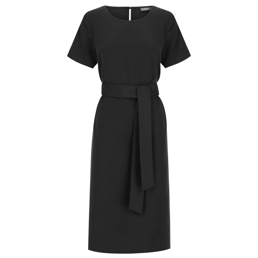 Gloweave The Larson Midi Dress Black Dresses
