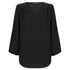 Gloweave The Cali V Neck Top | Ladies Black Shirts & Tops