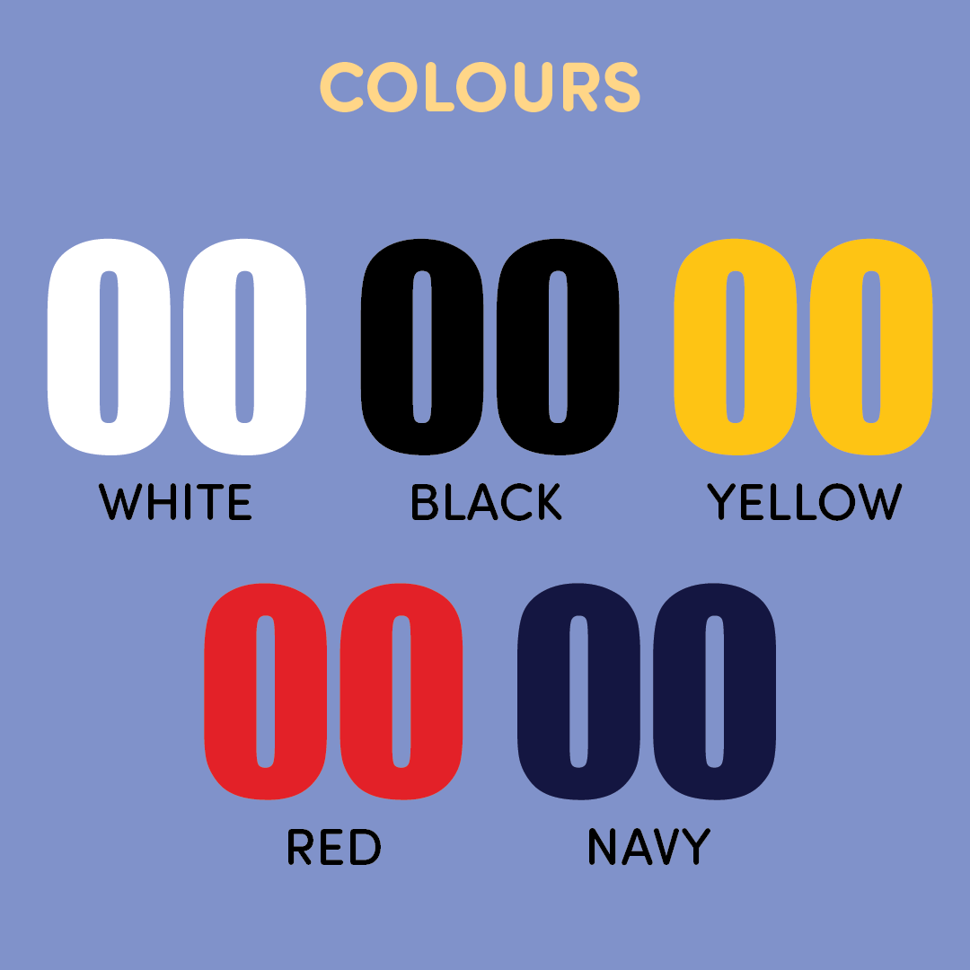 House of Uniforms Sports Numbers Branding