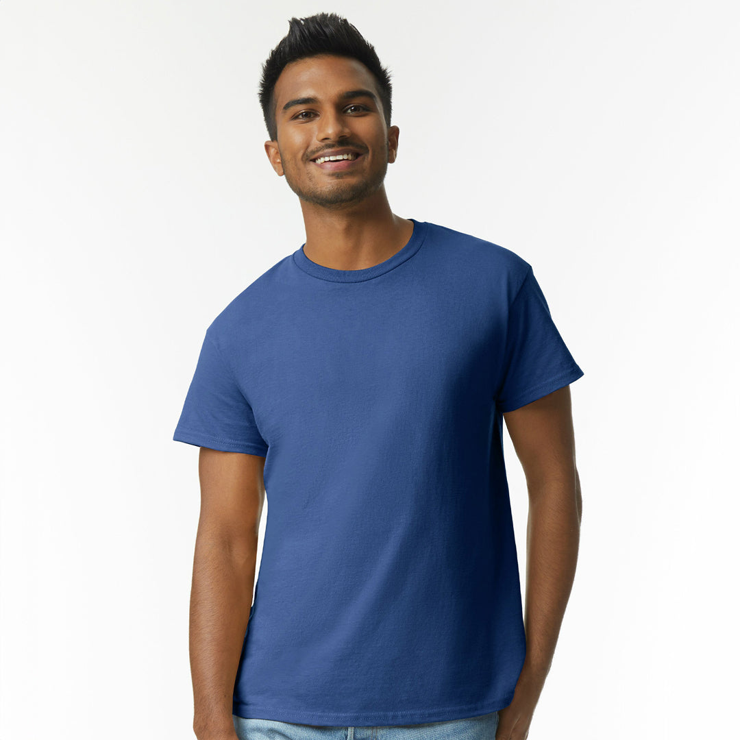 Gildan The Ultra Cotton Tee | Adults Metro Blue Shirts & Tops