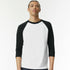 American Apparel The CVC Raglan Tee Shirt | Adults White Shirts & Tops