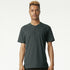 American Apparel The CVC Henley Tee Shirt | Adults Charcoal Shirts & Tops