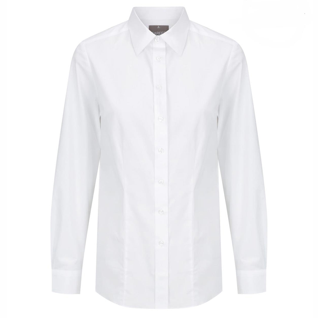Gloweave The Olsen Shirt | Ladies | Long Sleeve White Shirts & Tops