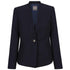 Gloweave The Bronte Textured Crop Jacket | Ladies Navy Coats & Jackets