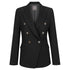 Gloweave The Bronte Double Breasted Blazer | Ladies Black Coats & Jackets