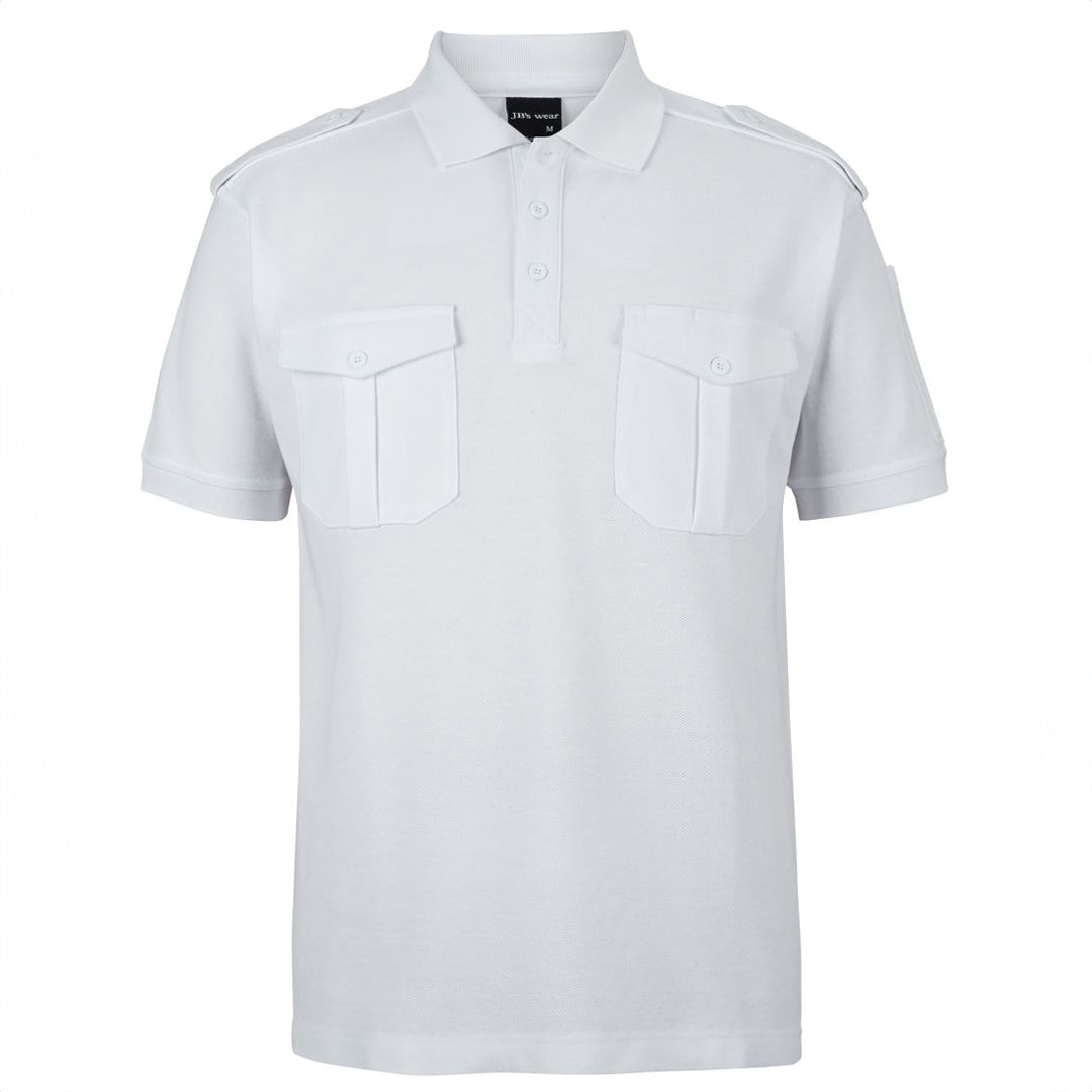 Jbs Wear The Epaulette Polo | Short Sleeve White Shirts & Tops