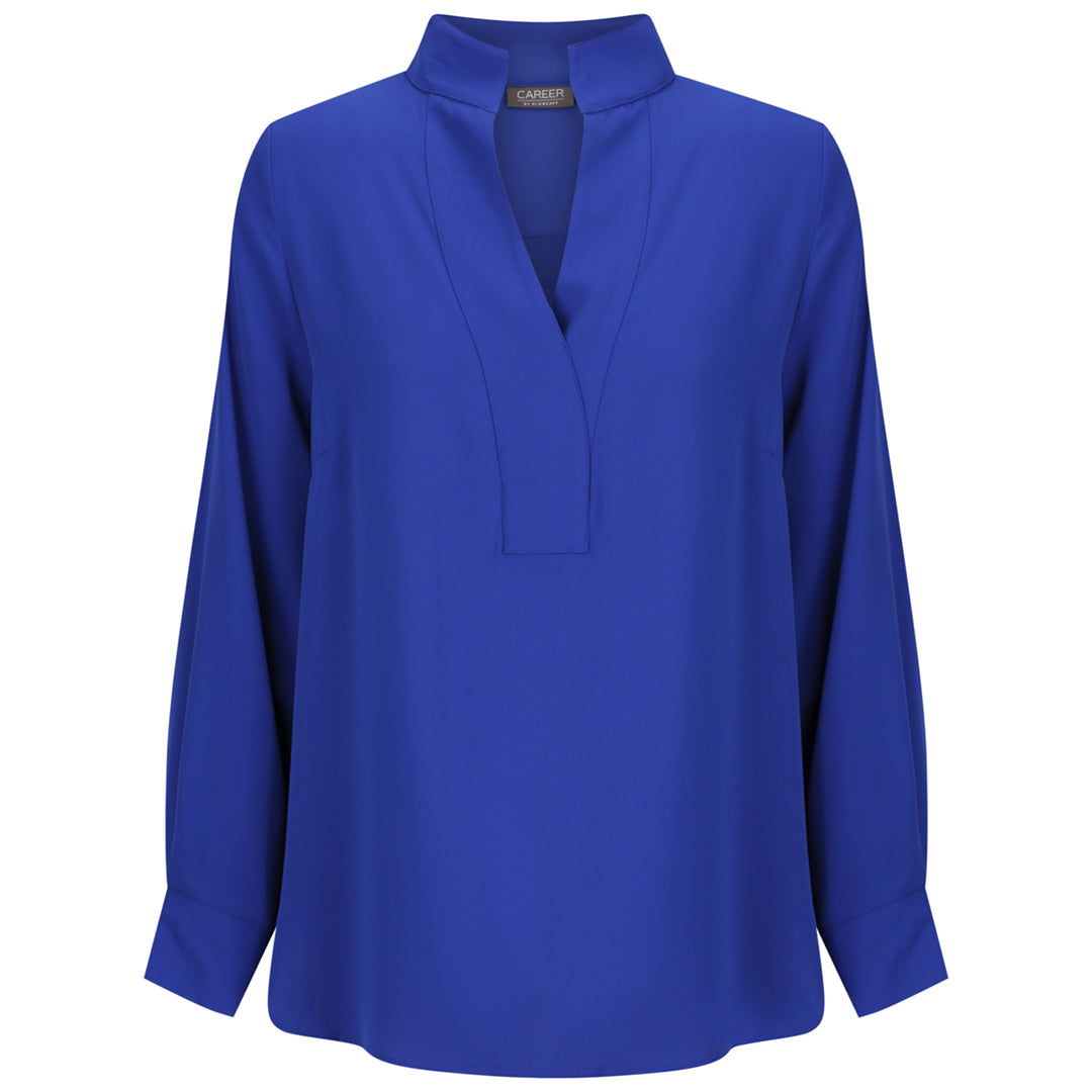 Gloweave The Asha Top | Ladies Cobalt Shirts & Tops