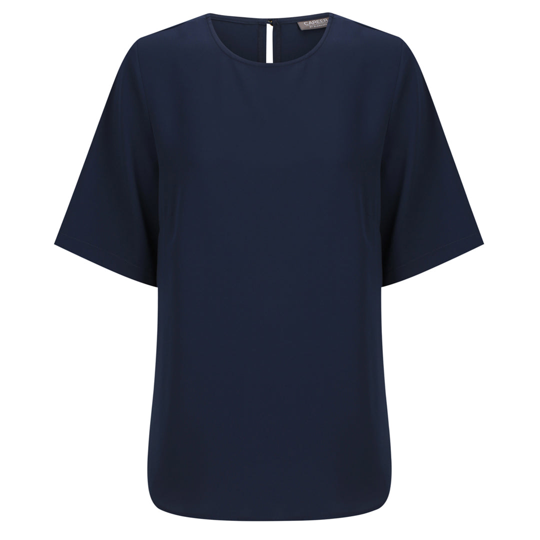 Gloweave The Perry Top | Ladies Navy Shirts & Tops