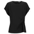 Gloweave The Ascot Twist Front Top | Ladies Black Shirts & Tops