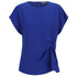 Gloweave The Ascot Twist Front Top | Ladies Cobalt Shirts & Tops