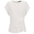Gloweave The Ascot Twist Front Top | Ladies White Shirts & Tops