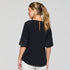 Gloweave The Celine Contrast Sleeve Top | Ladies Shirts & Tops