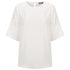 Gloweave The Celine Contrast Sleeve Top | Ladies Pearl Shirts & Tops